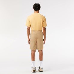 Pantalons & Shorts | LACOSTE Bermuda Elastique Relaxed Fit Effet Delave