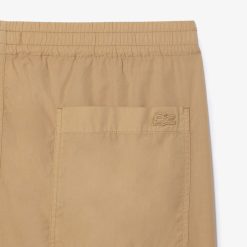 Pantalons & Shorts | LACOSTE Bermuda Elastique Relaxed Fit Effet Delave