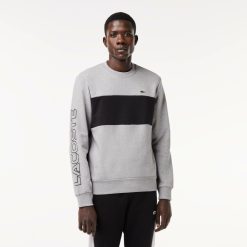 Sweatshirts | LACOSTE Sweatshirt Jogger Color-Block Classic Fit Avec Imprime 3D