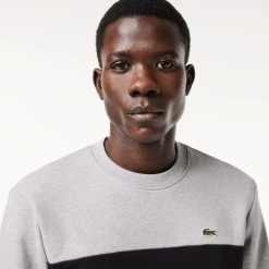 Sweatshirts | LACOSTE Sweatshirt Jogger Color-Block Classic Fit Avec Imprime 3D