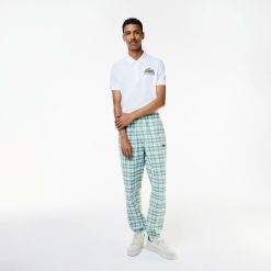 Pantalons & Shorts | LACOSTE Pantalon De Survetement Homme Lacoste A Carreaux