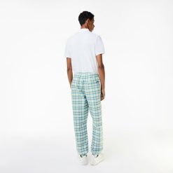 Pantalons & Shorts | LACOSTE Pantalon De Survetement Homme Lacoste A Carreaux