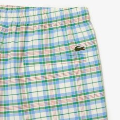 Pantalons & Shorts | LACOSTE Pantalon De Survetement Homme Lacoste A Carreaux