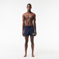 Maillots De Bain | LACOSTE Short De Bain Court Imprime Crocodile