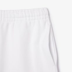 Pantalons & Shorts | LACOSTE Short Jogger En Molleton Avec Message Brode