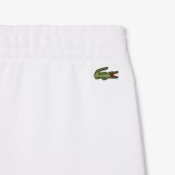 Pantalons & Shorts | LACOSTE Short Jogger En Molleton Avec Message Brode