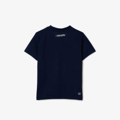 Vetements Garcon | LACOSTE T-Shirt Tennis En Pique Indemaillable