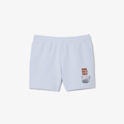 Pantalons & Shorts | LACOSTE Short Jogger En Pique Double-Face Imprime