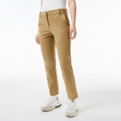 Pantalons & Shorts | LACOSTE Pantalon Chino Slim Fit En Coton Stretch