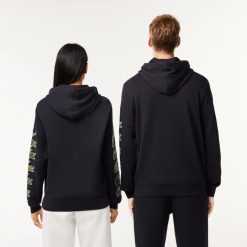 Sweatshirts | LACOSTE Sweatshirt A Capuche Avec Crocodiles Contrastes