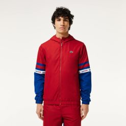 Vetements De Sport | LACOSTE Veste De Survetement Tennis Sportsuit Bande Siglee