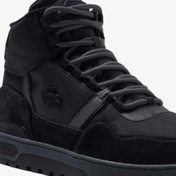 Outdoor | LACOSTE Sneakers T-Clip Winter Mid Homme Lacoste En Textile Et Cuir