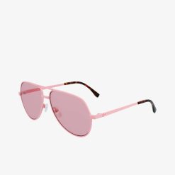 Lunettes De Soleil | LACOSTE Lunettes De Soleil Pilote Unies Signature 101 En Metal