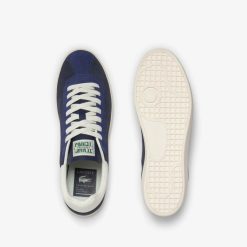 Sneakers | LACOSTE Sneakers Baseshot Homme En Cuir Velours Premium