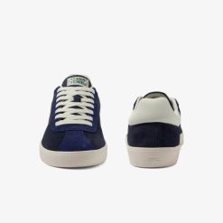 Sneakers | LACOSTE Sneakers Baseshot Homme En Cuir Velours Premium