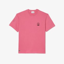 T-Shirts | LACOSTE T-Shirt Homme Relaxed Fit En Jersey De Coton Biologique