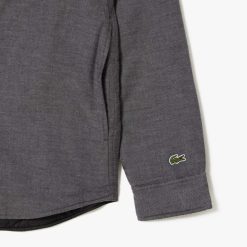 Chemises | LACOSTE Surchemise En Flanelle Matelassee Avec Grand Crocodile