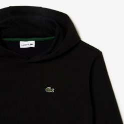 Vetements Fille | LACOSTE Sweatshirt A Capuche Enfant En Molleton De Coton Biologique