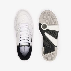 Sneakers | LACOSTE Sneakers Lineshot Femme En Cuir A Col Contraste