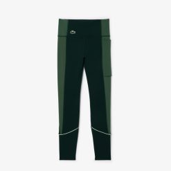 Vetements De Sport | LACOSTE Legging Sport Extensible Avec Poches