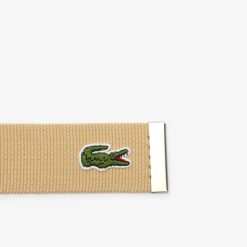 Ceintures | LACOSTE Ceinture Sangle Boucle Gravee Lacoste Edition Made In France