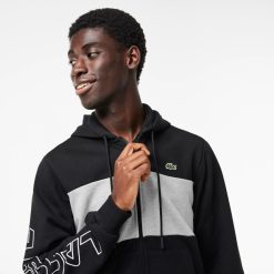 Sweatshirts | LACOSTE Sweatshirt Color-Block Zippe Jogger A Capuche