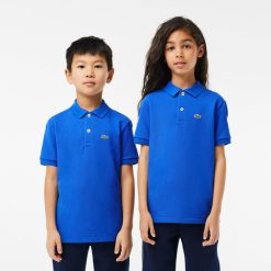 Vetements Fille | LACOSTE Polo Enfant Lacoste Regular Fit En Petit Pique Uni