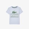 Vetements Garcon | LACOSTE T-Shirt Avec Imprime Sigle En Jersey De Coton