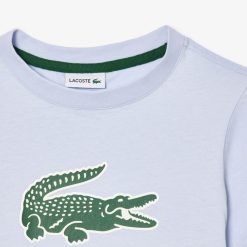 Vetements Garcon | LACOSTE T-Shirt Avec Imprime Sigle En Jersey De Coton