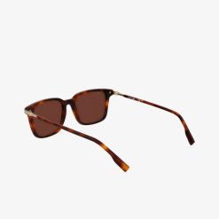 Lunettes De Soleil | LACOSTE Lunettes De Soleil New Heritage Rectangulaires En Acetate