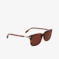 Lunettes De Soleil | LACOSTE Lunettes De Soleil New Heritage Rectangulaires En Acetate