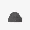 Chapeaux & Casquettes | LACOSTE Bonnet Unie Lacoste En Laine Cardee