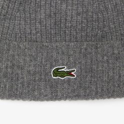 Chapeaux & Casquettes | LACOSTE Bonnet Unie Lacoste En Laine Cardee