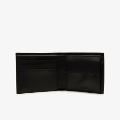 Portefeuilles & Petite Maroquinerie | LACOSTE Coffret Portefeuille Et Porte-Cartes Fg En Cuir Uni