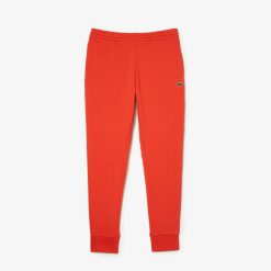 Pantalons & Shorts | LACOSTE Pantalon De Survetement Jogger Slim Fit Homme En Molleton De Coton Biologique