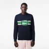 Sweatshirts | LACOSTE Sweatshirt Loose Fit Imprime Monogramme En Molleton