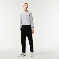 Pantalons & Shorts | LACOSTE Pantalon Chino Fusele En Coton Stretch