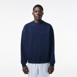 Sweatshirts | LACOSTE Sweatshirt Oversize Fit En Pique Double-Face