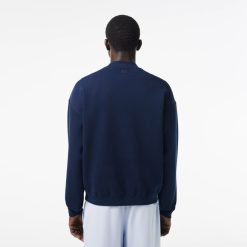 Sweatshirts | LACOSTE Sweatshirt Oversize Fit En Pique Double-Face