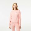 Sweatshirts | LACOSTE Sweatshirt Jogger Femme Lacoste En Molleton