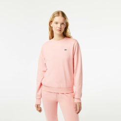 Sweatshirts | LACOSTE Sweatshirt Jogger Femme Lacoste En Molleton