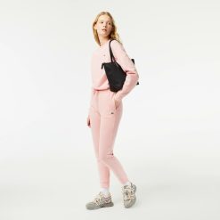 Sweatshirts | LACOSTE Sweatshirt Jogger Femme Lacoste En Molleton