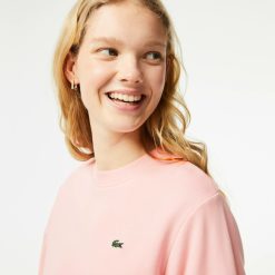 Sweatshirts | LACOSTE Sweatshirt Jogger Femme Lacoste En Molleton