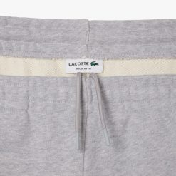 Pantalons & Shorts | LACOSTE Short Jogger En Molleton Avec Message Brode