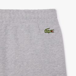 Pantalons & Shorts | LACOSTE Short Jogger En Molleton Avec Message Brode