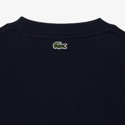 T-Shirts | LACOSTE T-Shirt Homme Lacoste Oversize Fit Imprime Inspiration Tennis