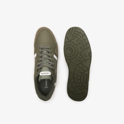 Sneakers | LACOSTE Sneakers T-Clip Homme En Cuir Bicolores