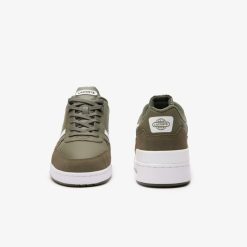 Sneakers | LACOSTE Sneakers T-Clip Homme En Cuir Bicolores