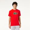 Vetements De Sport | LACOSTE T-Shirt Sport Ultra-Dry Avec Imprime Crocodile