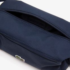 Portefeuilles & Petite Maroquinerie | LACOSTE Trousse De Toilette Neocroc Zippee Unie Avec Poche Sur Le Devant